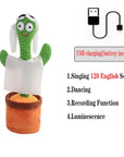 Dancing-Singing Cactus Plush Toy