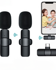 Plug-Play Wireless Lapel Lavalier Microphone