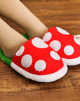 Super Mario Piranha Plant Slippers and Pipe Holder